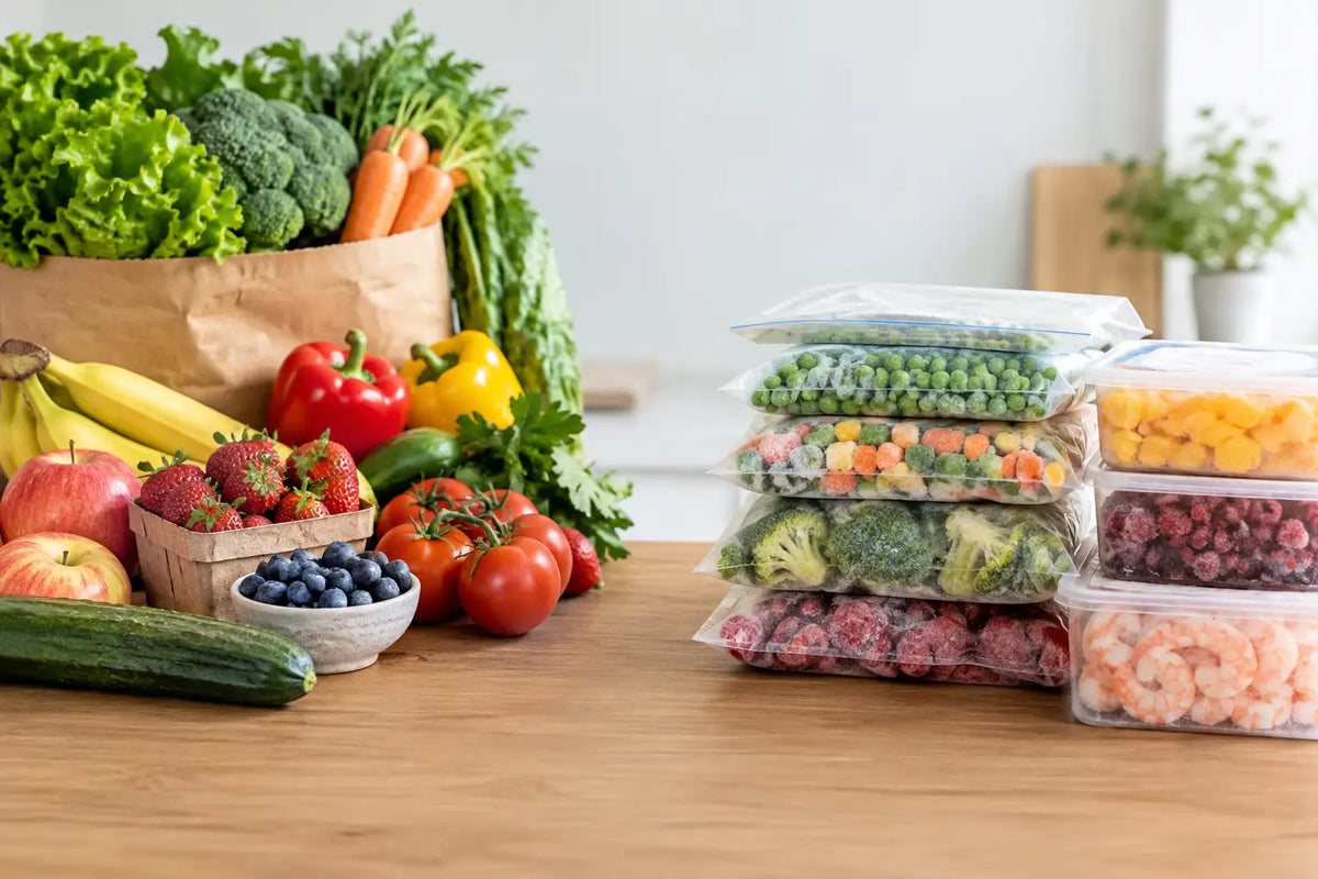 Fresh Food Versus Frozen Food for Weekly Shops