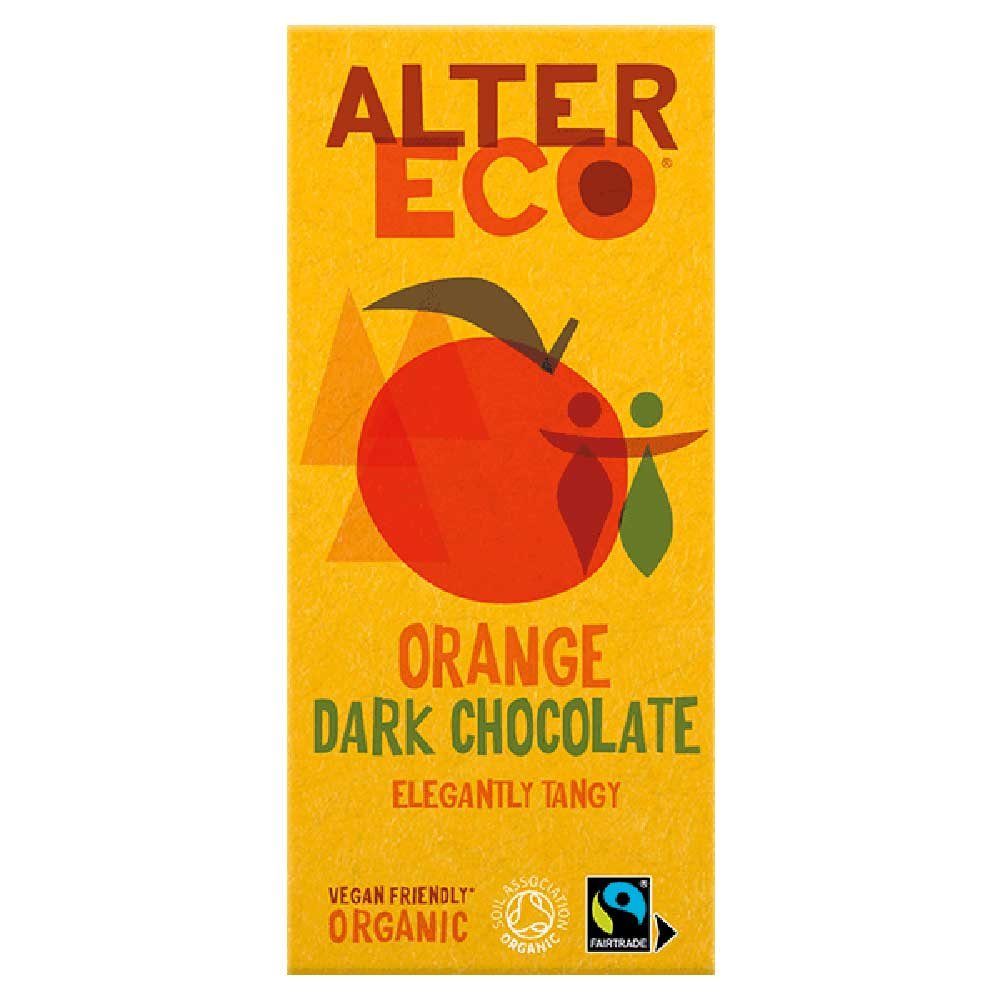 Organic Orange Dark Chocolate Bar