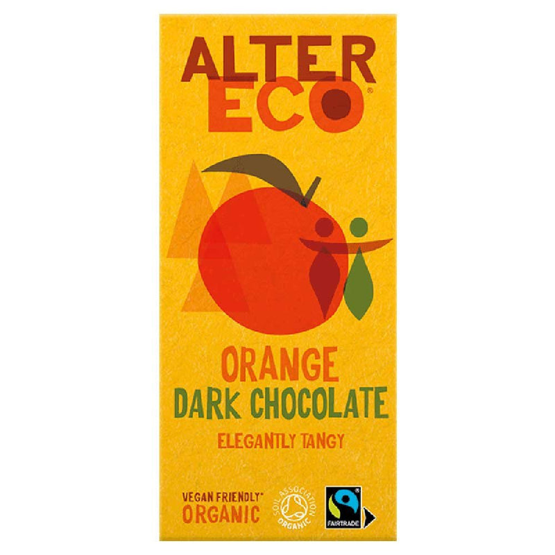 Organic Orange Dark Chocolate Bar