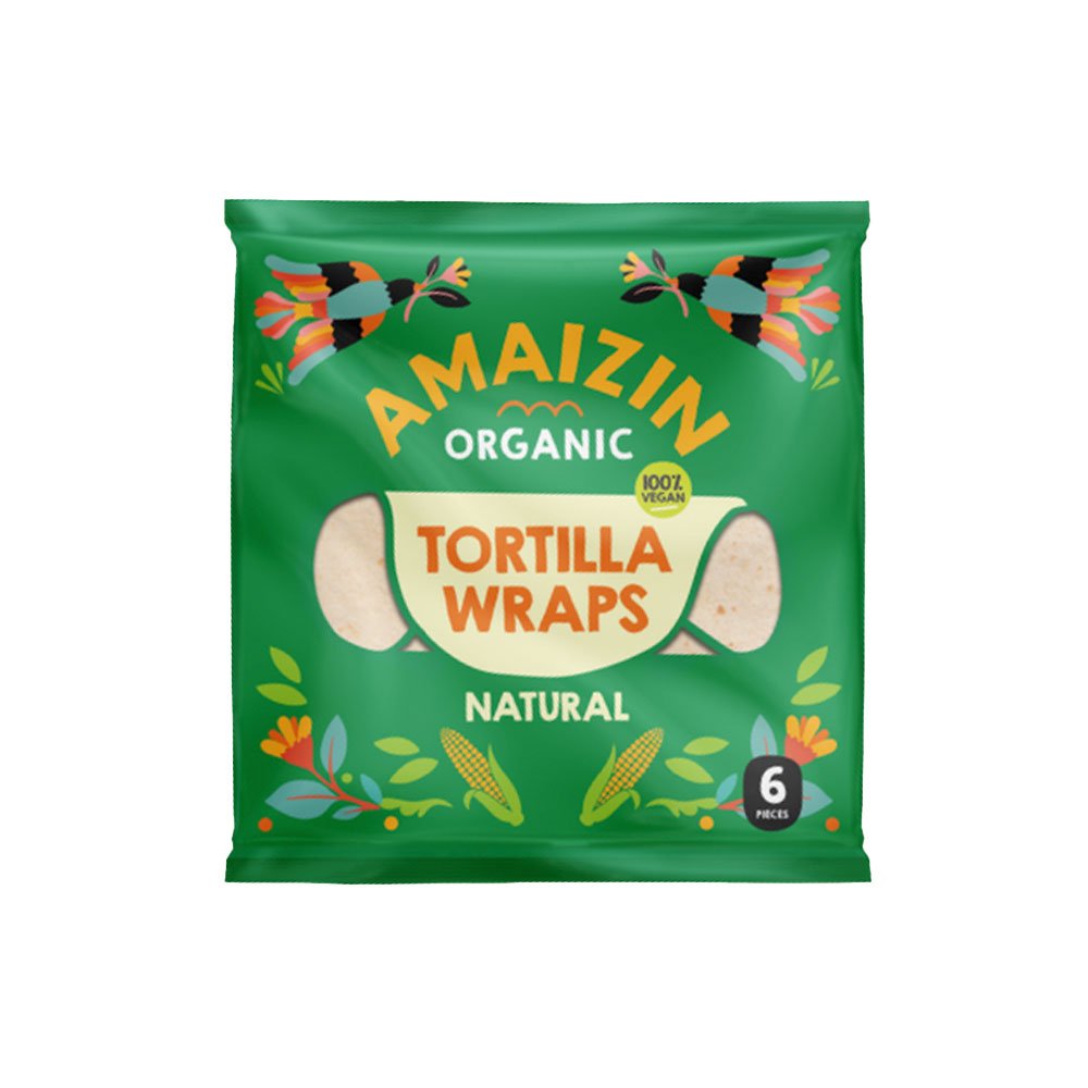 Organic Soft Tortilla Wraps (6 wheat wraps)