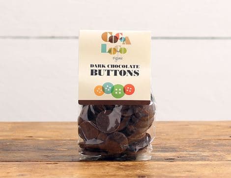 Dark Chocolate Buttons (72%) (100g)