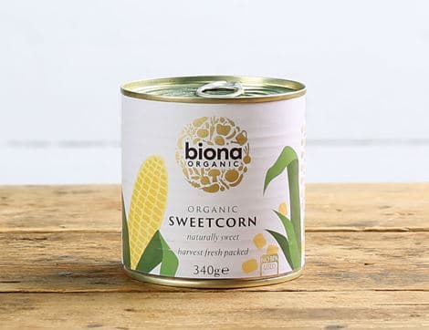 Sweetcorn, Biona (340g)