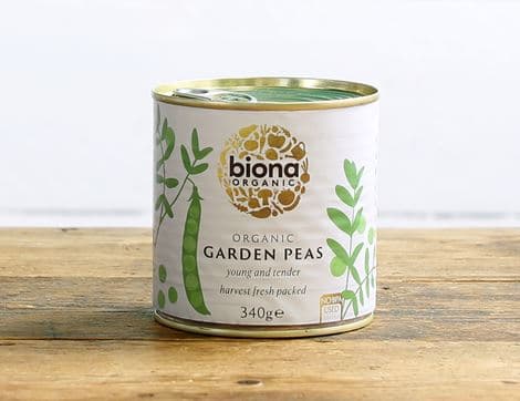 Garden Peas, Biona (340g)