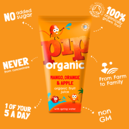 Mango, Orange & Apple Fruit Juice with Spring Water