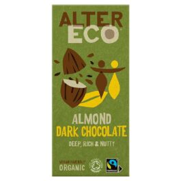 Organic Almond Dark Chocolate Bar