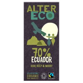 Organic 70% Ecuador Chocolate Bar