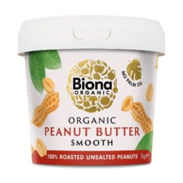 Organic Unsalted Peanut Butter Smooth – tub